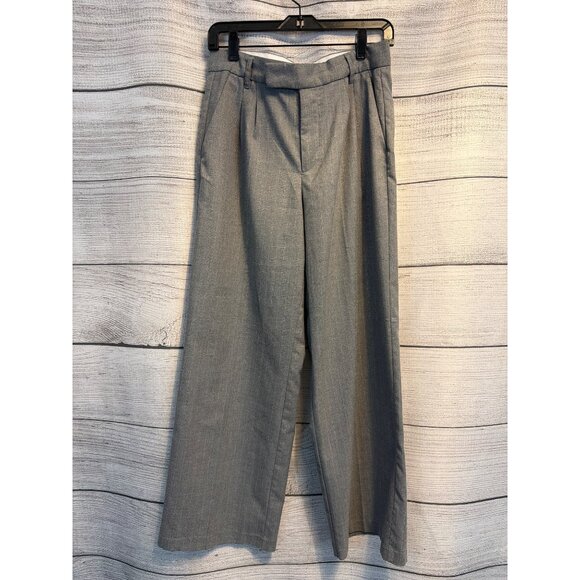 Divided Tailored Gray Wide Leg Business Casual Trousers Size 6 - Picture 1 of 4